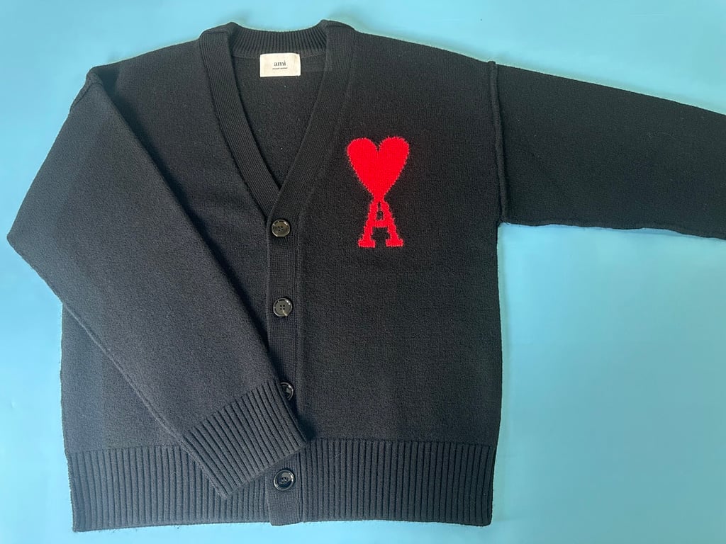 Ami Paris Ami de Coeur Cardigan - 10