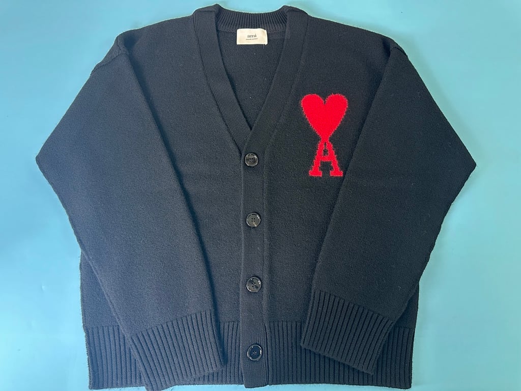 Ami Paris Ami de Coeur Cardigan - 11