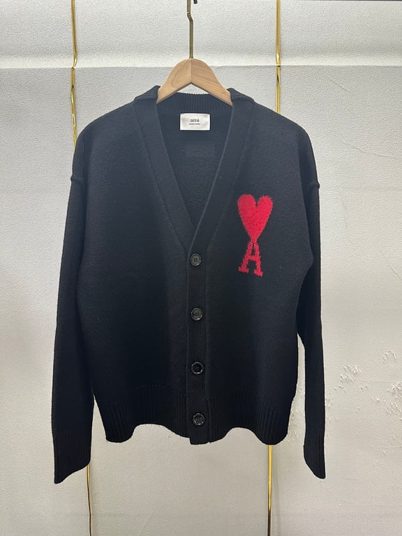 Ami Paris Ami de Coeur Cardigan - 12