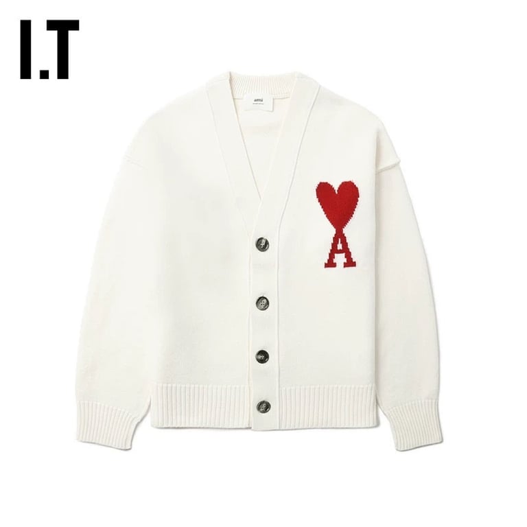Ami Paris Ami de Coeur Cardigan - 13