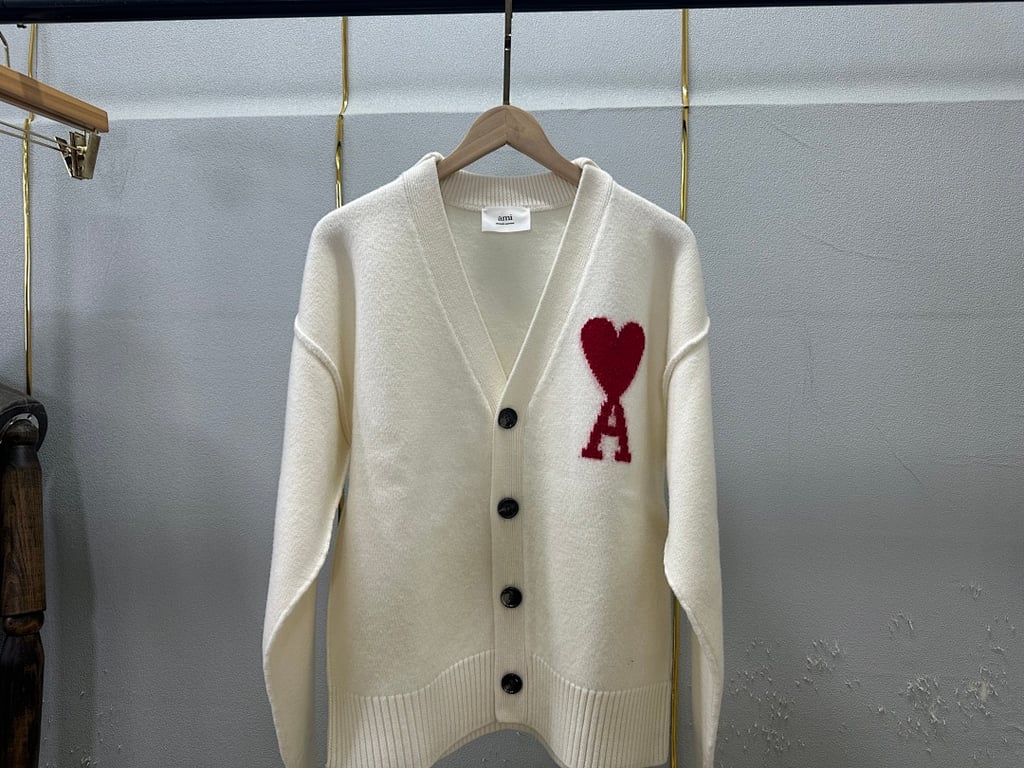 Ami Paris Ami de Coeur Cardigan - 14