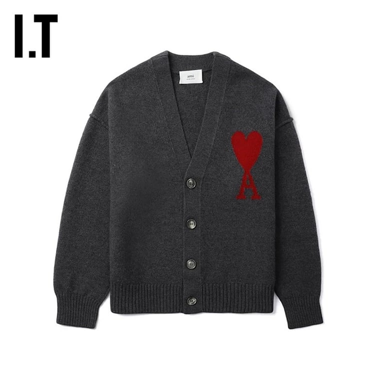 Ami Paris Ami de Coeur Cardigan - 40