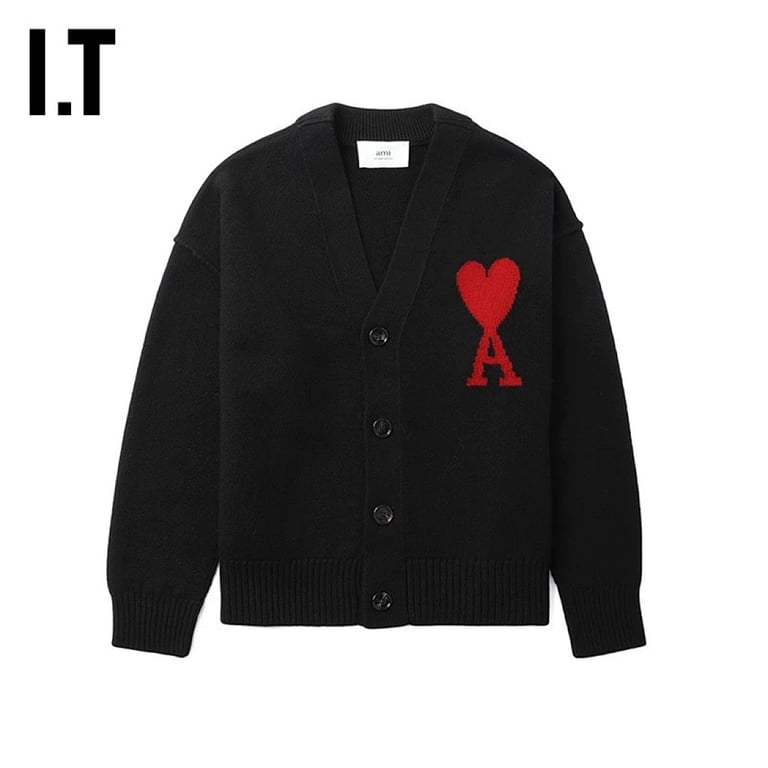 Ami Paris Ami de Coeur Cardigan - 5