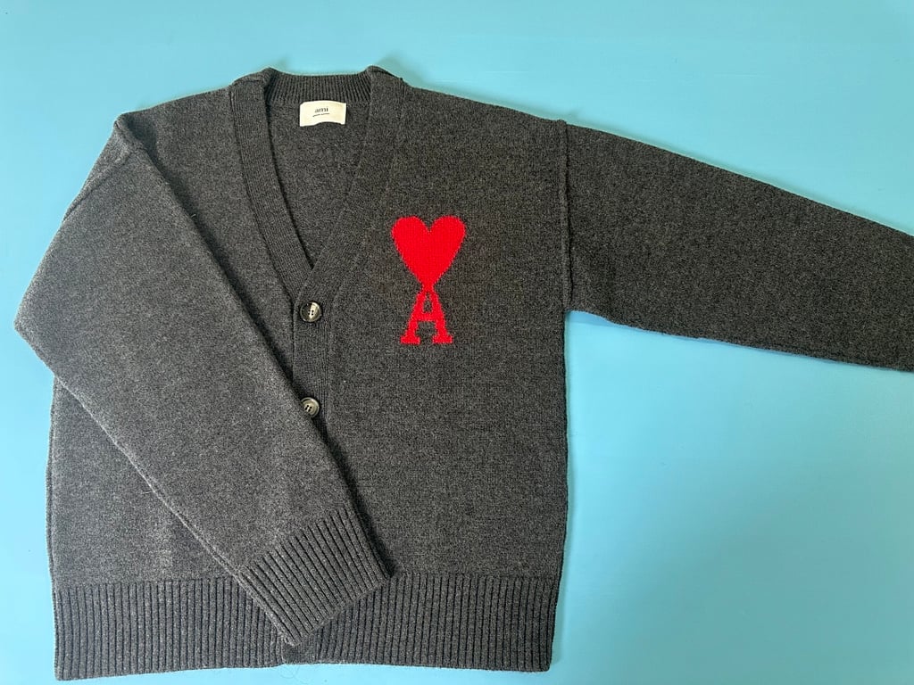 Ami Paris Ami de Coeur Cardigan - 8
