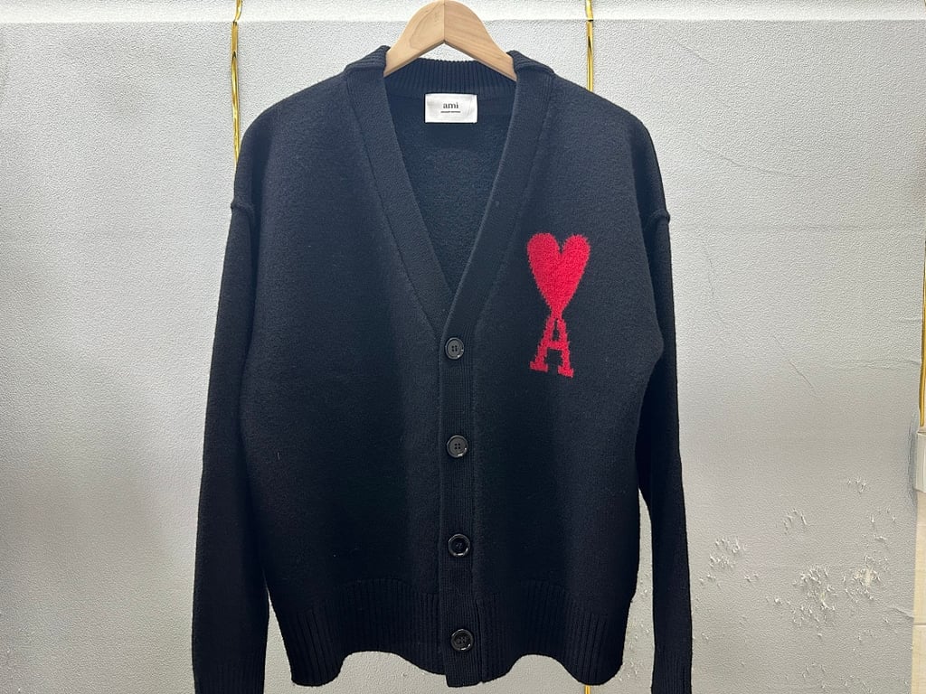 Ami Paris Ami de Coeur Cardigan - 9