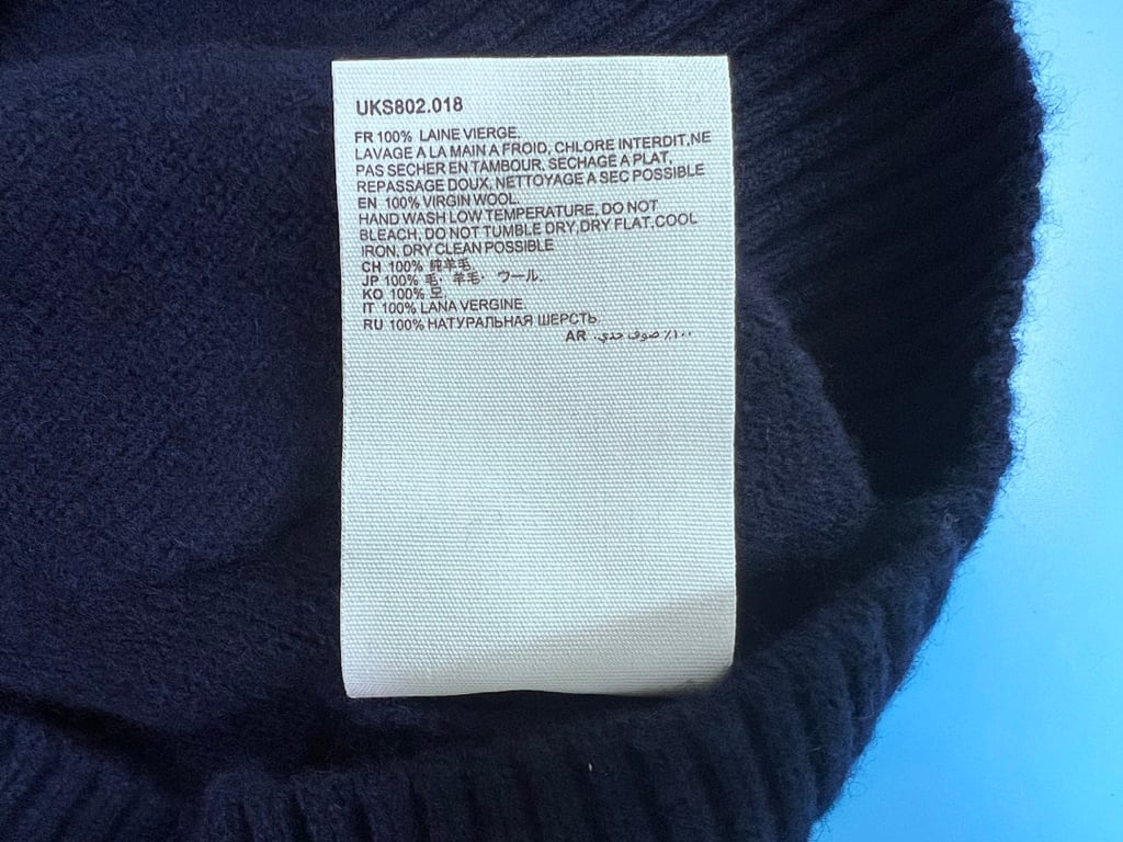 Ami Paris Big Heart Wool Hoodie Black - 33
