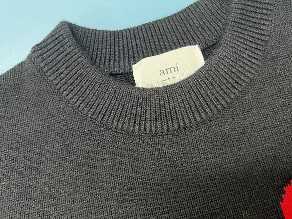 Ami Paris Ami de Coeur Crewneck Sweater - 13