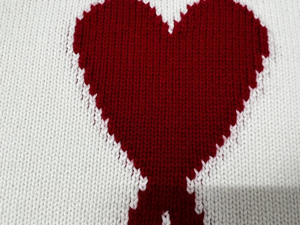 Ami Paris Ami de Coeur Crewneck Sweater - 30