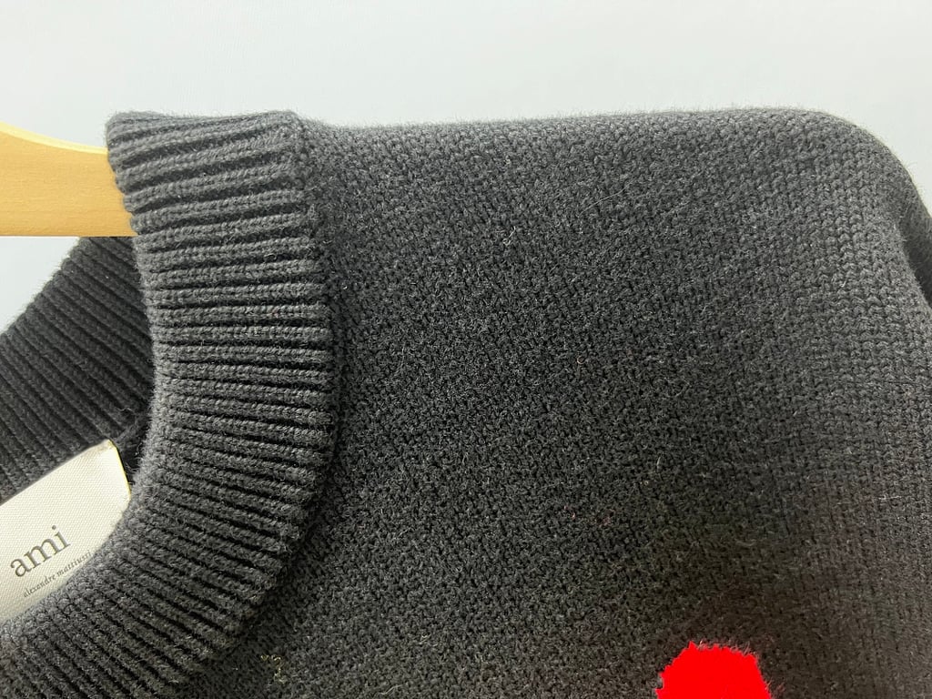 Ami Paris Ami de Coeur Crewneck Sweater - 7