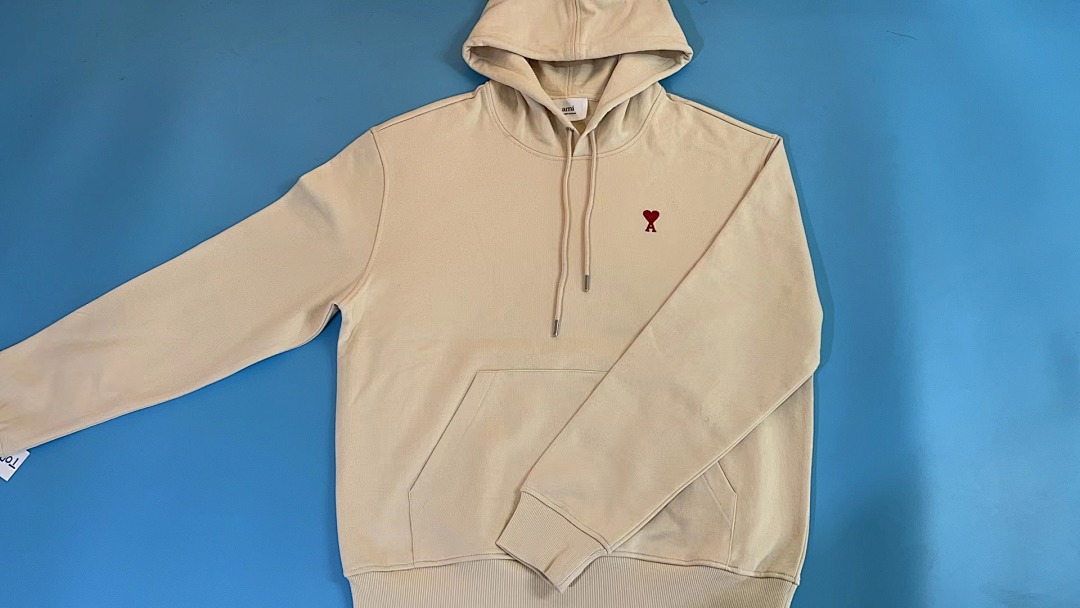 Ami Paris Small Heart Logo Hoodie - 34