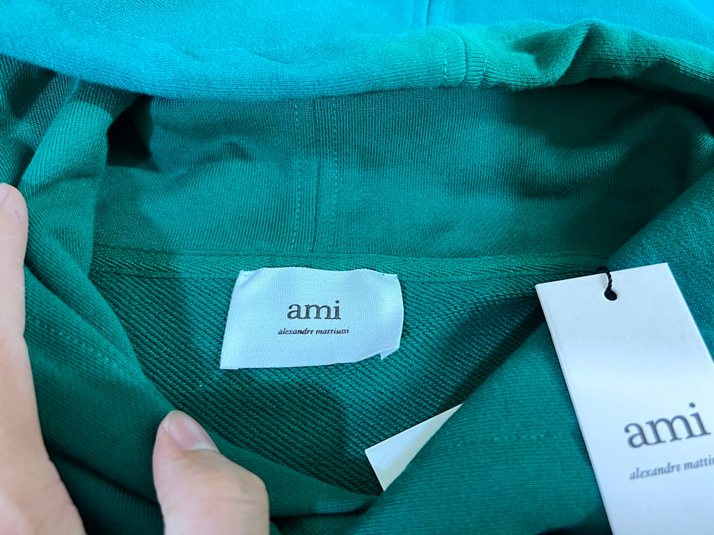 Ami Paris Small Heart Logo Hoodie - 44