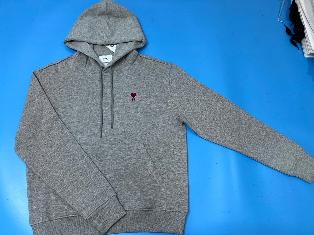 Ami Paris Small Heart Logo Hoodie - 52