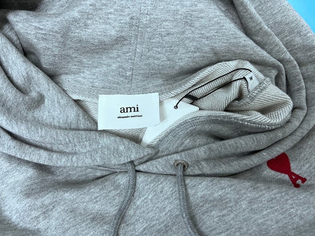 Ami Paris Small Heart Logo Hoodie - 53