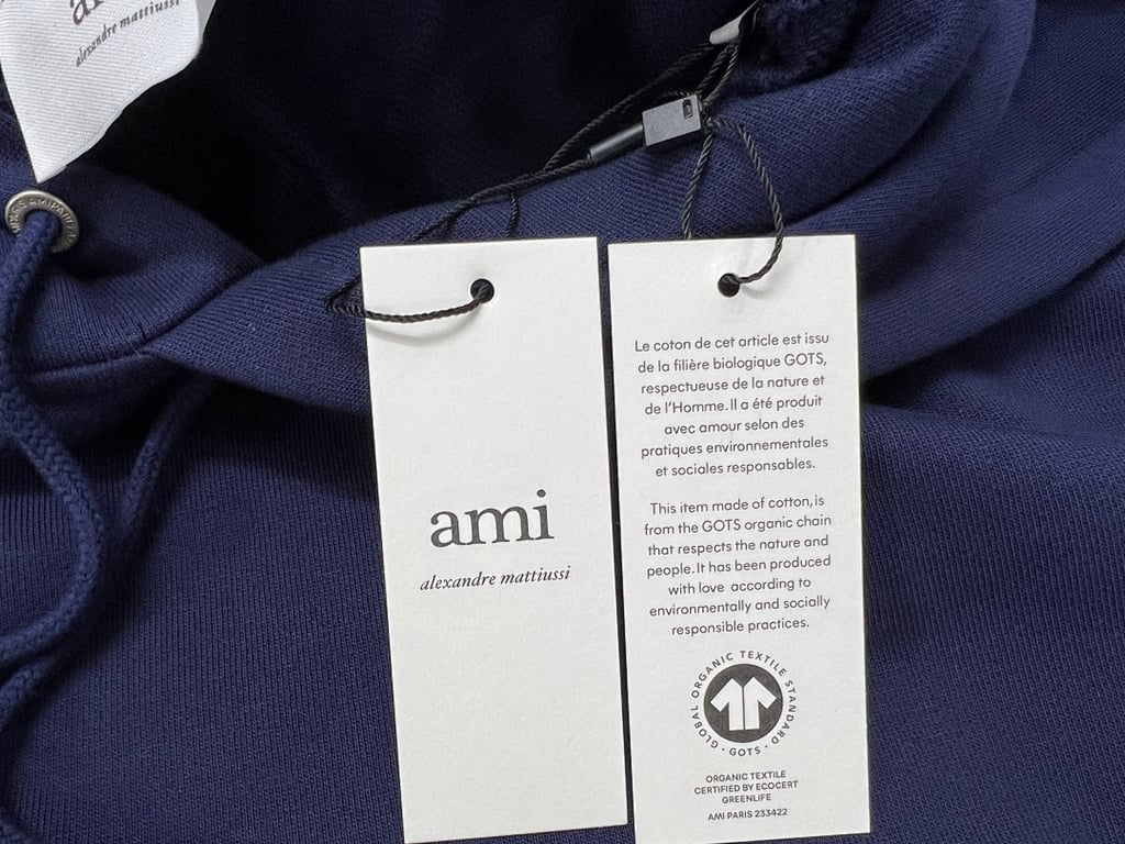 Ami Paris Small Heart Logo Hoodie - 77