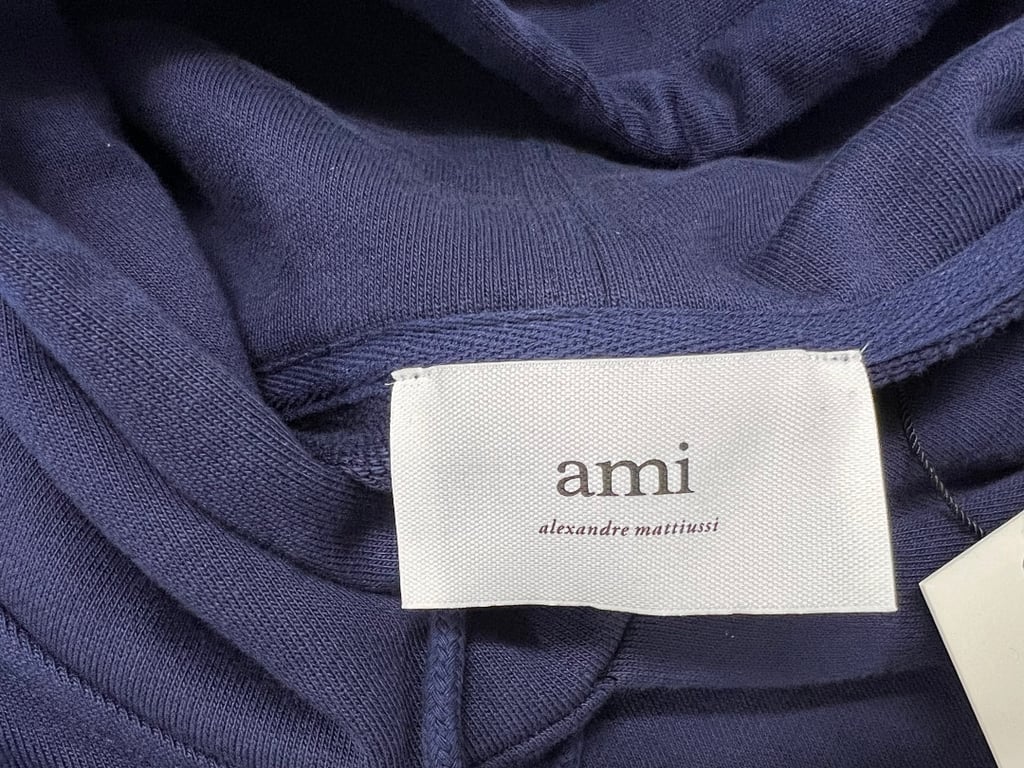 Ami Paris Small Heart Logo Hoodie - 78