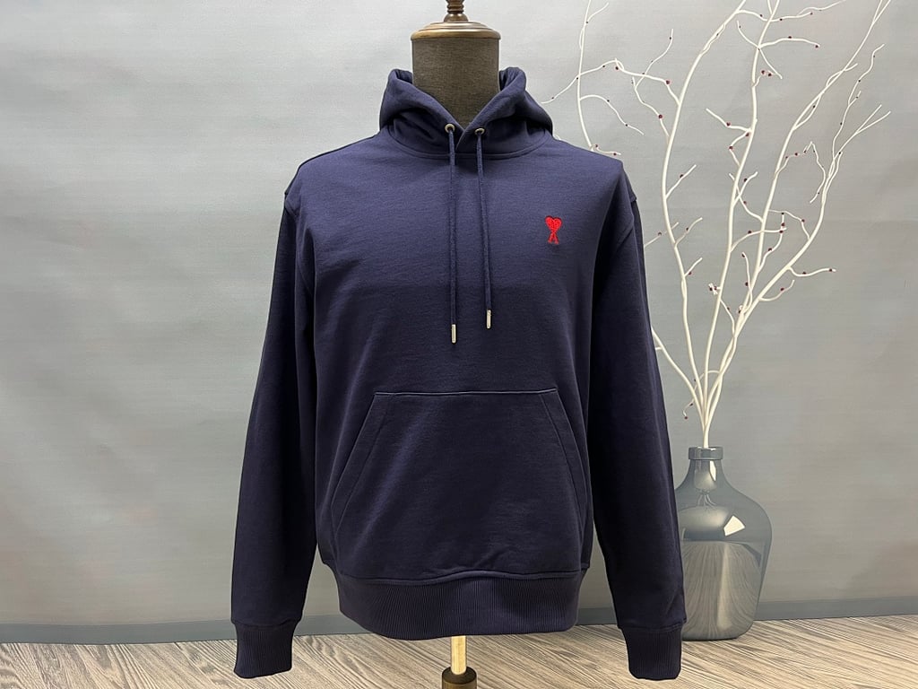 Ami Paris Small Heart Logo Hoodie - 92