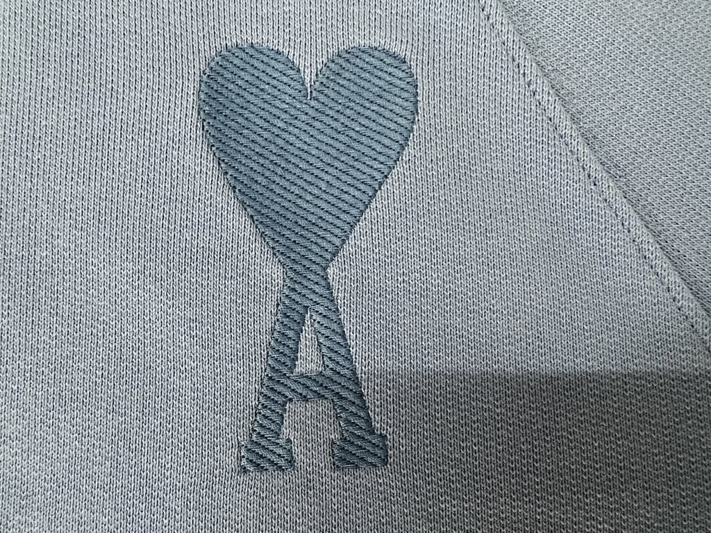 Ami Paris Ami de Coeur Hoodie Light Blue - 16