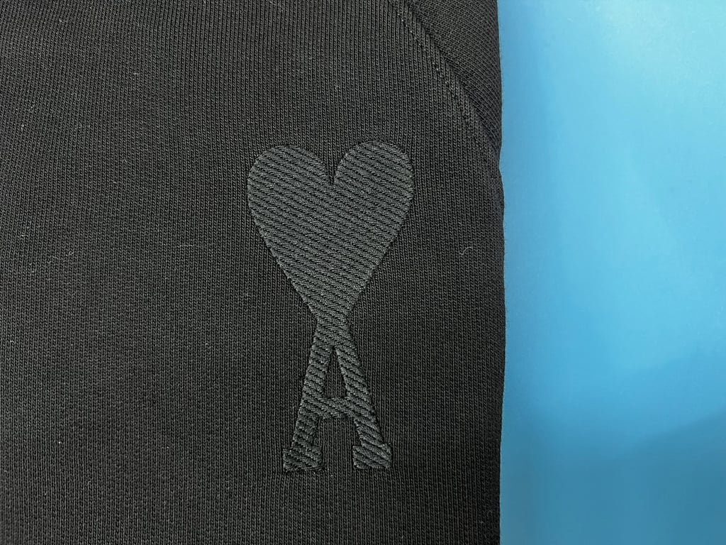 Ami Paris Ami de Coeur Hoodie Light Blue - 36