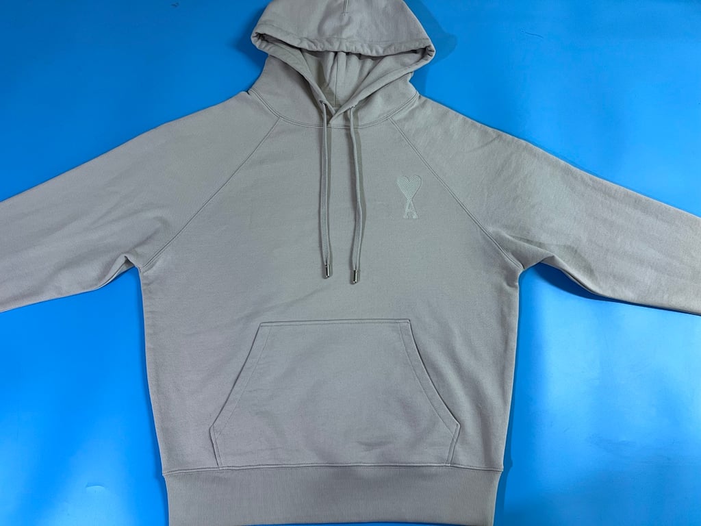 Ami Paris Ami de Coeur Hoodie Light Blue - 40