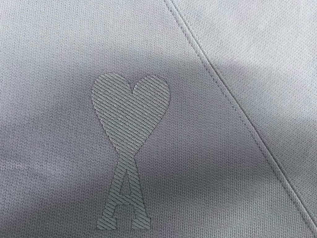 Ami Paris Ami de Coeur Hoodie Light Blue - 42