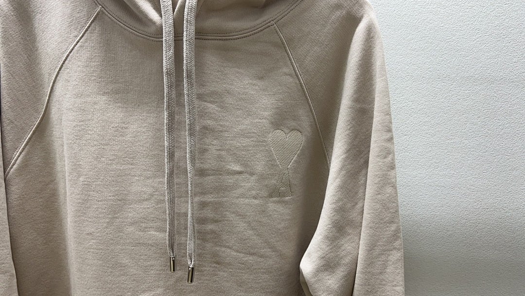 Ami Paris Ami de Coeur Hoodie Light Blue - 46