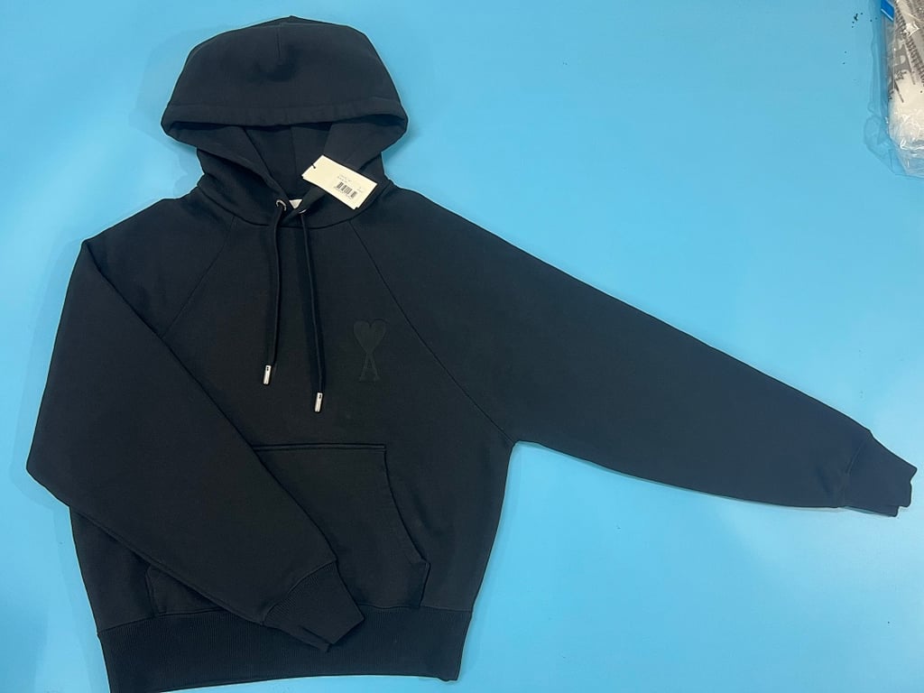 Ami Paris Ami de Coeur Hoodie Light Blue - 88