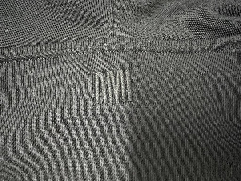 Ami Paris Ami de Coeur 3D Badge Hoodie Black - 14