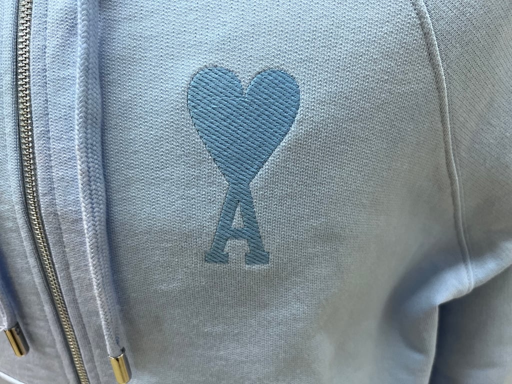 Ami Paris Ami de Coeur Macaron Zip Hoodie - 20