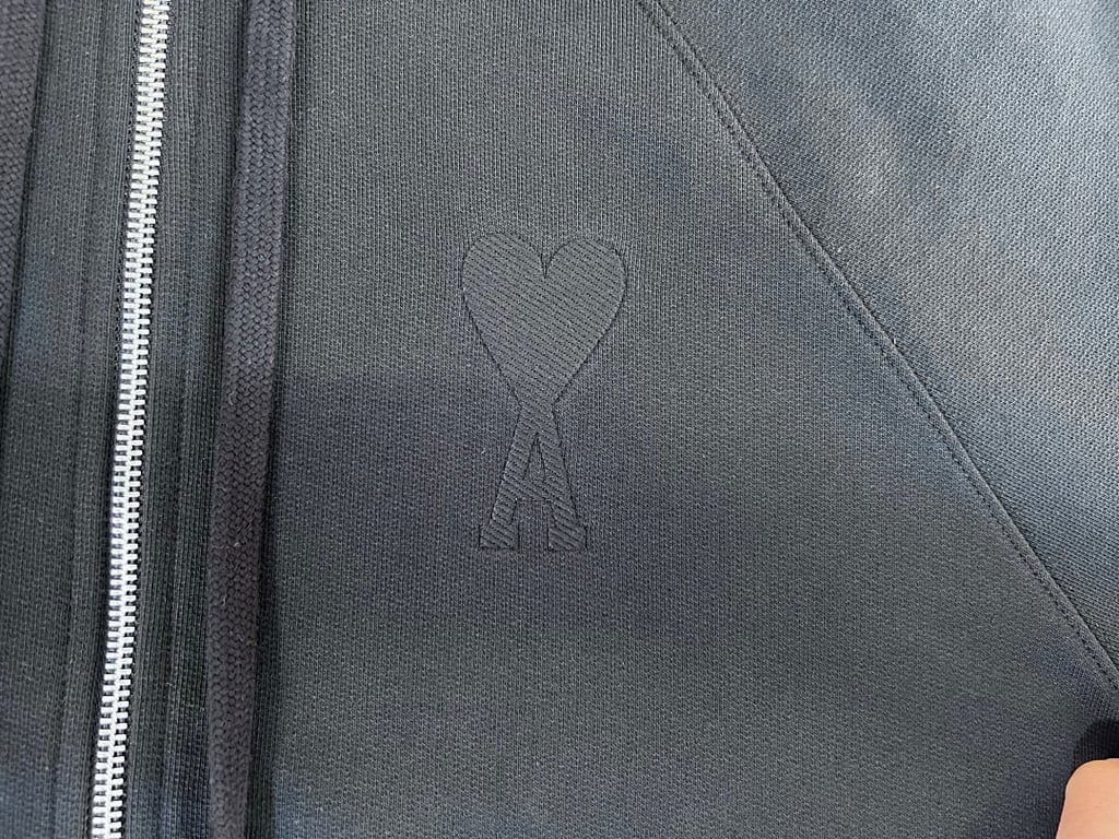 Ami Paris Ami de Coeur Macaron Zip Hoodie - 25