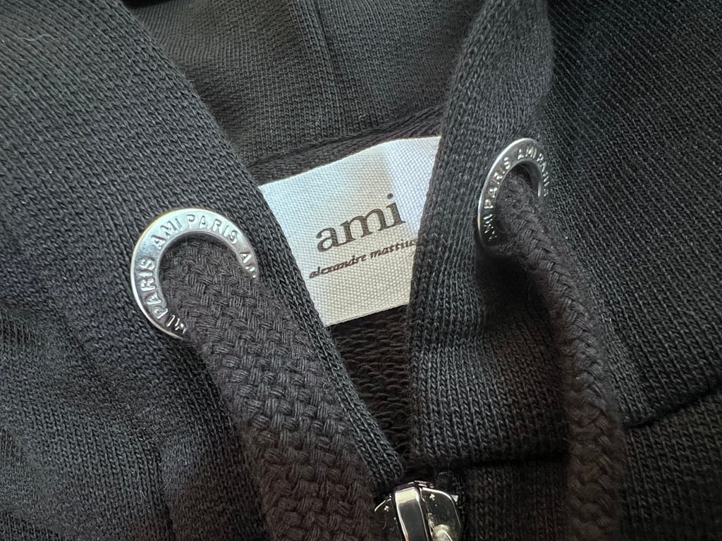 Ami Paris Ami de Coeur Macaron Zip Hoodie - 29