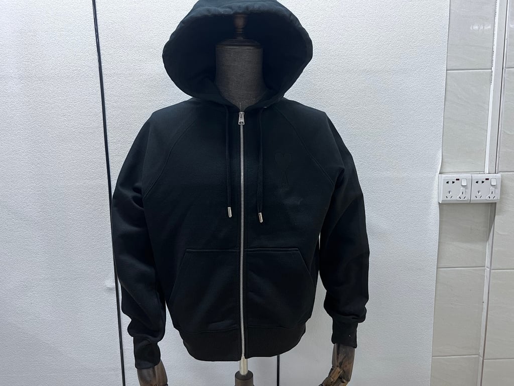 Ami Paris Ami de Coeur Macaron Zip Hoodie - 37