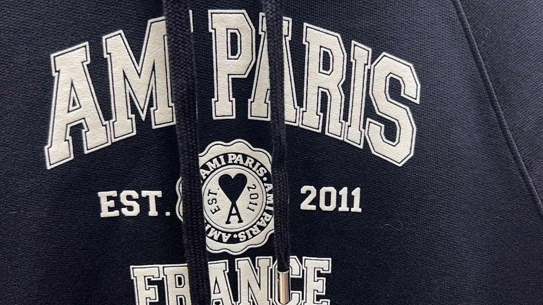 Ami Paris France Graphic Hoodie - 10
