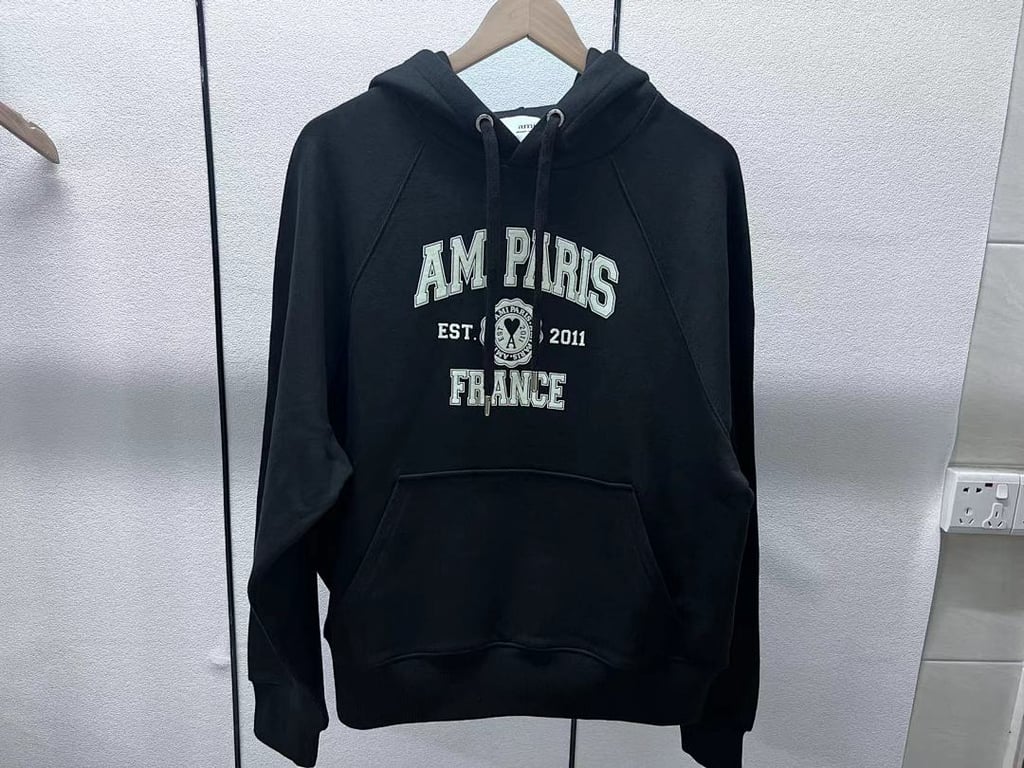 Ami Paris France Graphic Hoodie - 17