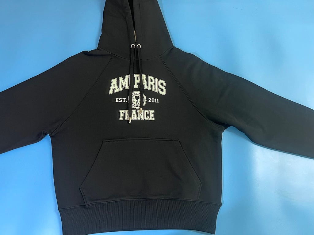Ami Paris France Graphic Hoodie - 18