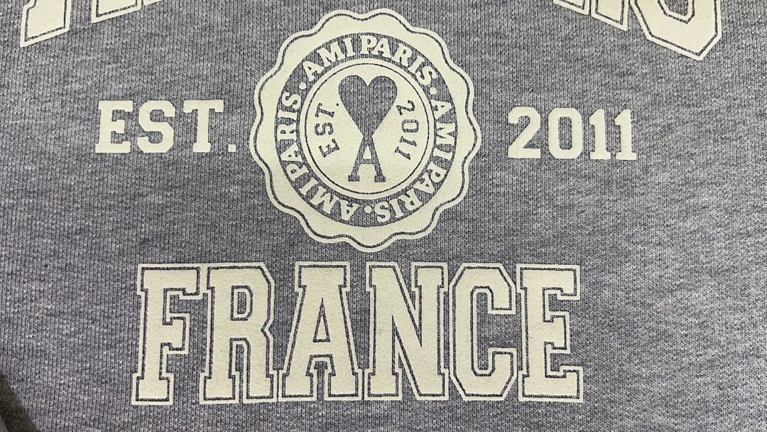 Ami Paris France Graphic Hoodie - 35