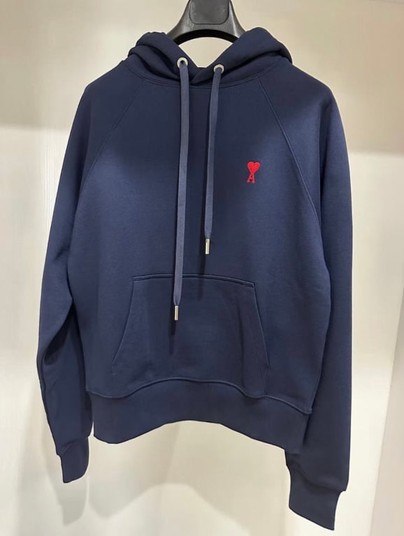 Ami Paris Ami de Coeur Raglan Hoodie - 18