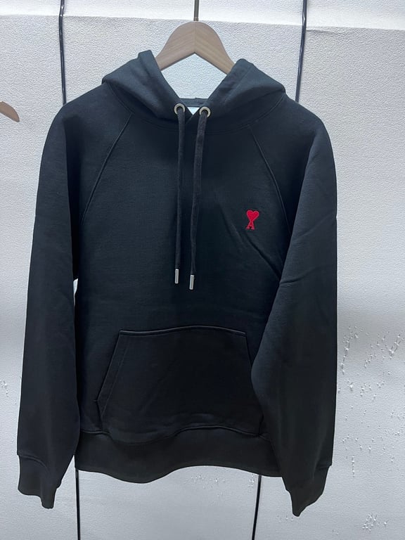 Ami Paris Ami de Coeur Raglan Hoodie - 8