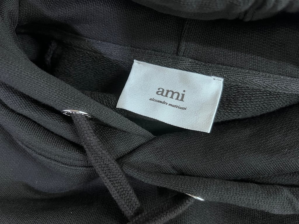 Ami Paris Ami de Coeur Raglan Hoodie - 9