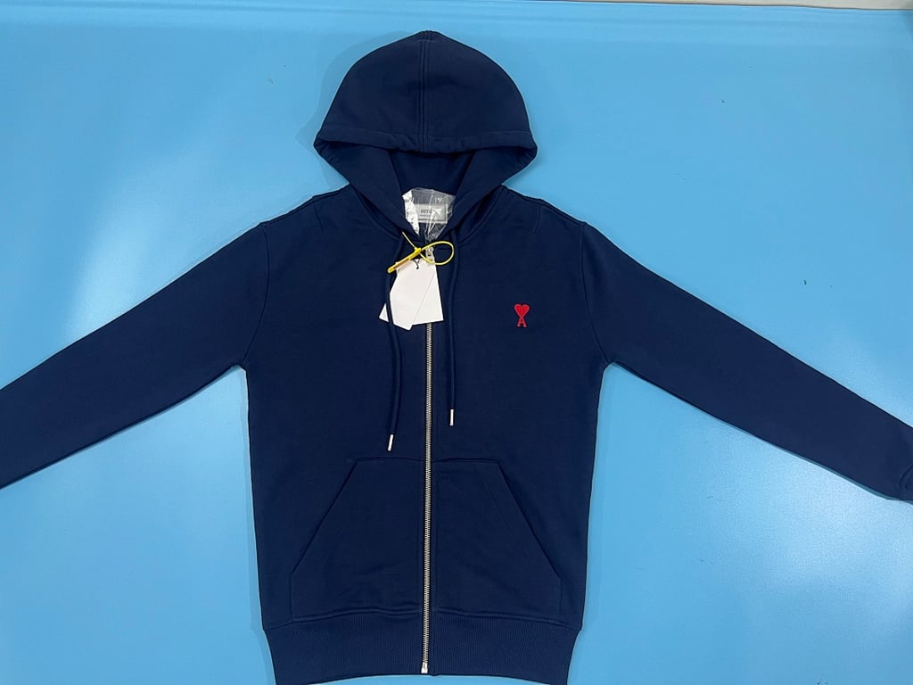 Ami Paris Ami de Coeur Zip Hoodie - 39