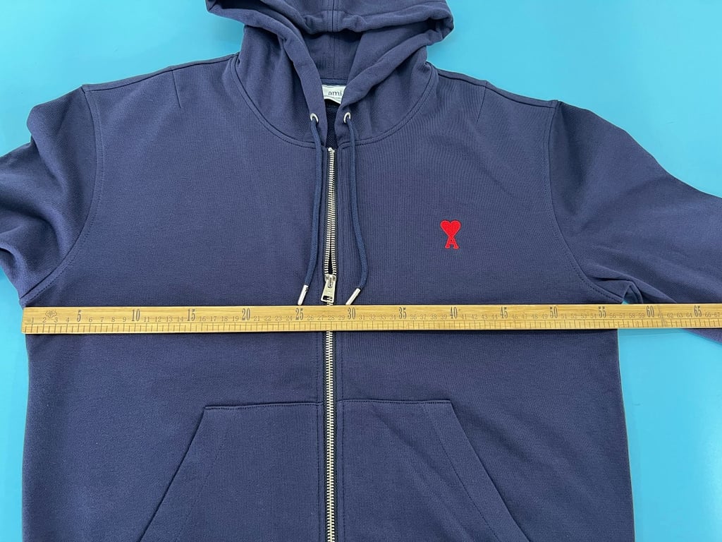 Ami Paris Ami de Coeur Zip Hoodie - 48