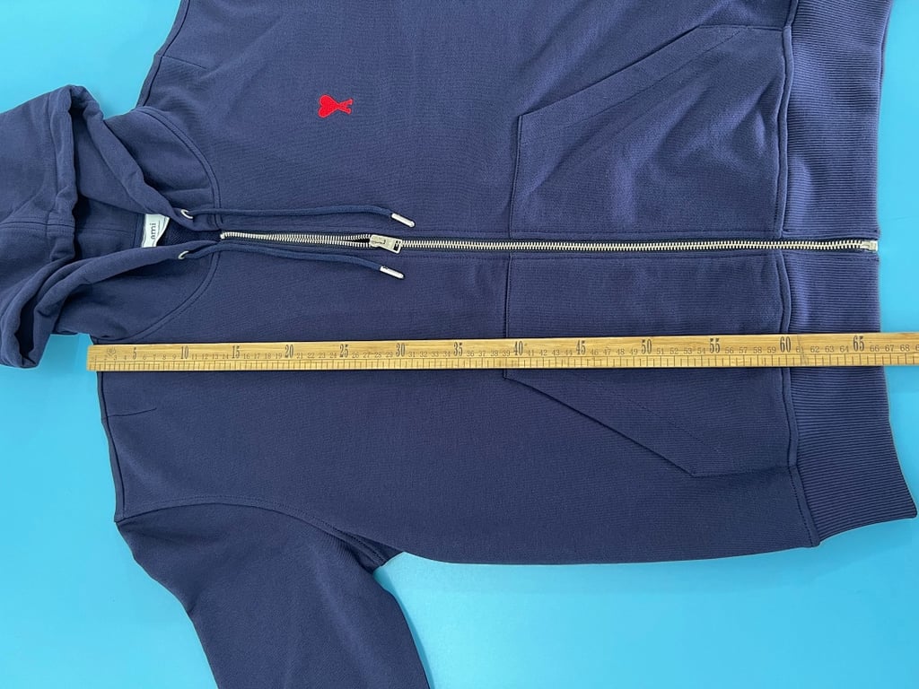 Ami Paris Ami de Coeur Zip Hoodie - 51