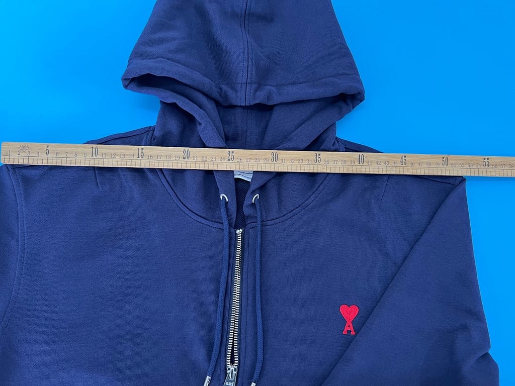 Ami Paris Ami de Coeur Zip Hoodie - 52