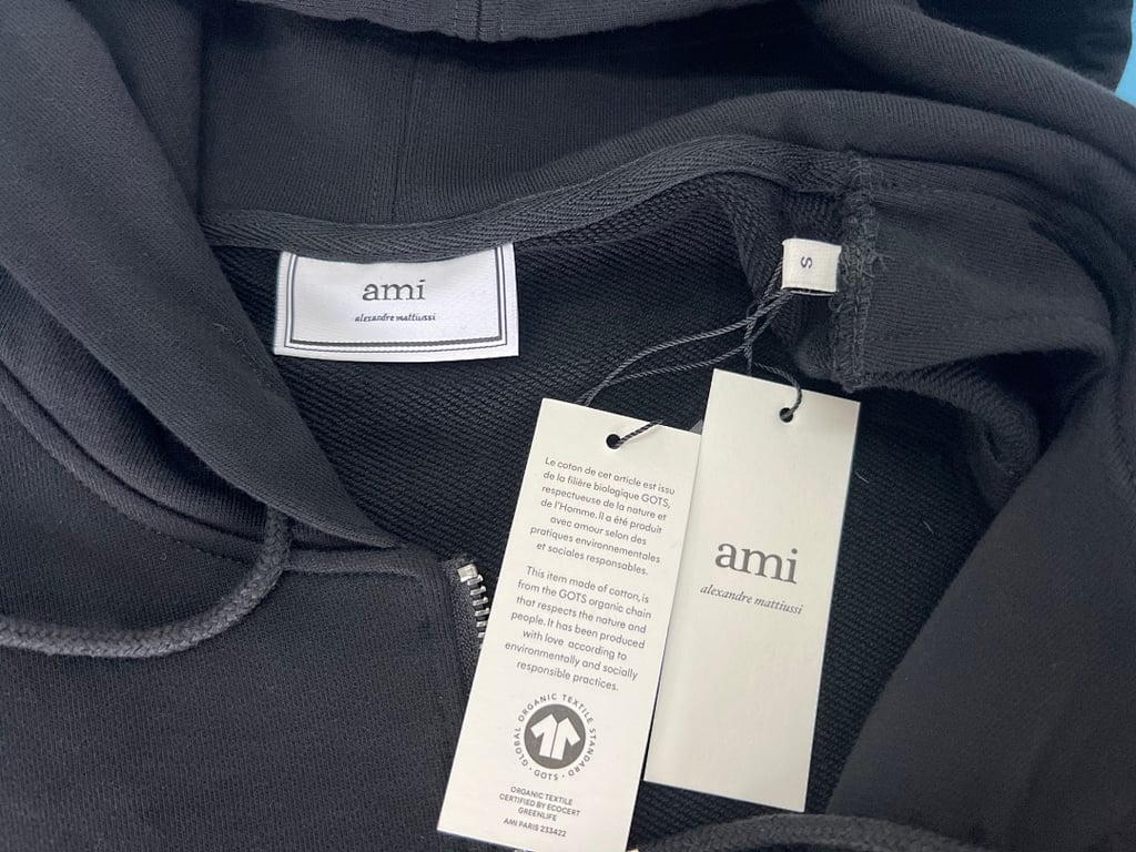 Ami Paris Ami de Coeur Zip Hoodie - 66