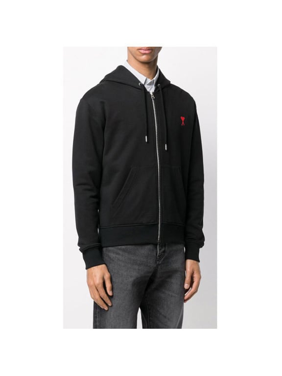 Ami Paris Ami de Coeur Zip Hoodie - 82