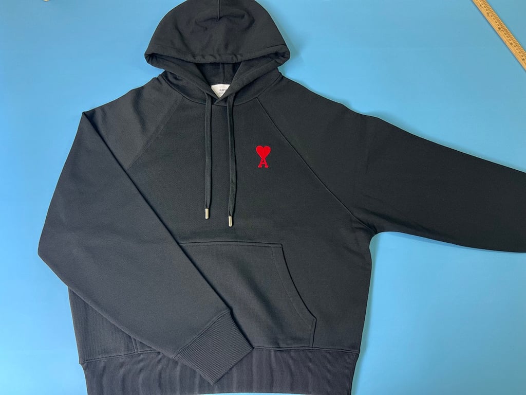 Ami Paris Ami de Coeur Hoodie Black - 10