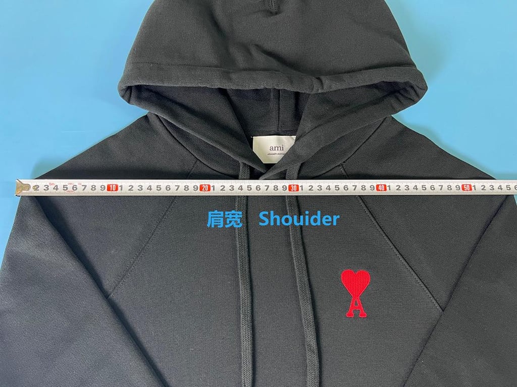 Ami Paris Ami de Coeur Hoodie Black - 12
