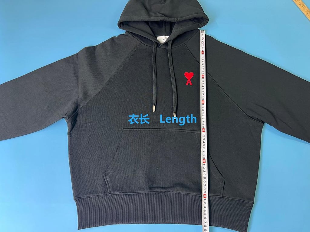 Ami Paris Ami de Coeur Hoodie Black - 15