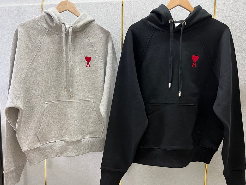 Ami Paris Ami de Coeur Hoodie Black - 22