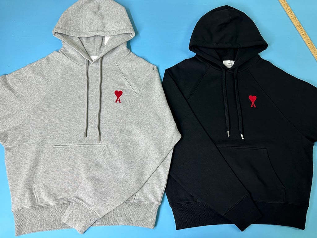 Ami Paris Ami de Coeur Hoodie Black - 31