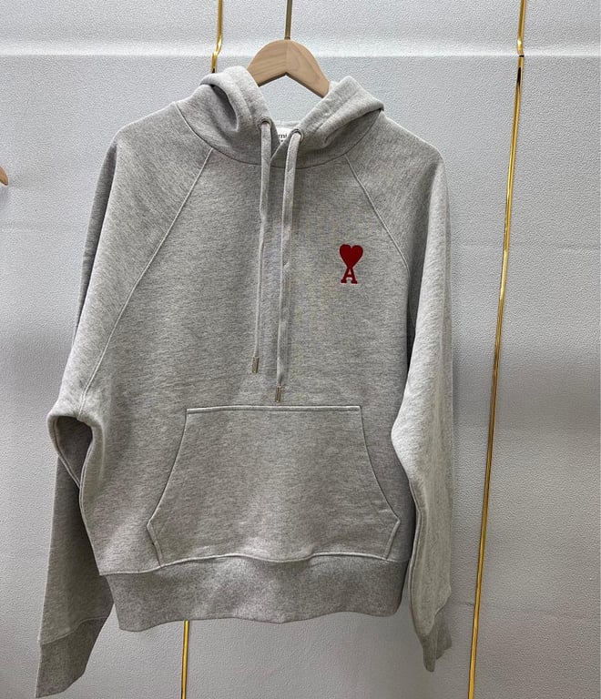 Ami Paris Ami de Coeur Hoodie Black - 33